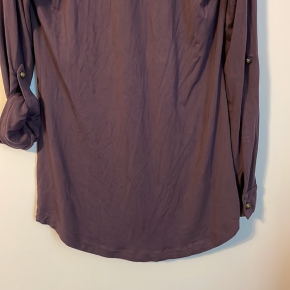 Soft Surroundings Purple Long Sleeve Tunic Top size XS - Picture 12 of 15